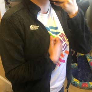 Fuzzy Northface Jacket